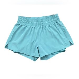 Reebok  Shorts, Underlining Shorts, Light Blue, Size Small (0727)